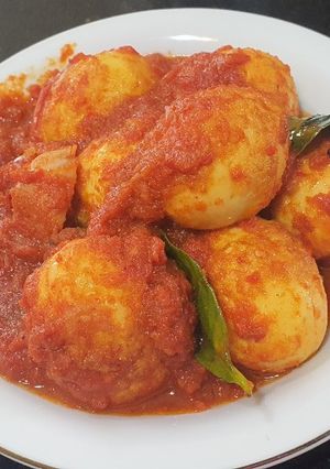 Foto resep Telor Balado manis asam pedas