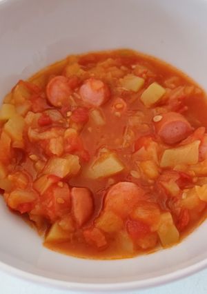 Cukkinis lecsó recept fotója