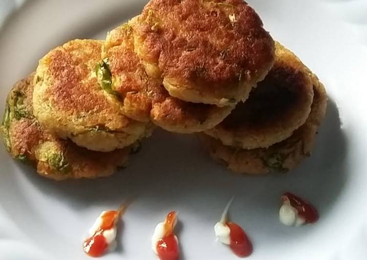 Recipe of Quick Soya Aloo Tikki