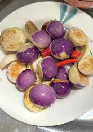 Hình của món Cà pháo muối.