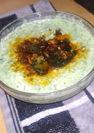 A picture of Bathua ki Raita.