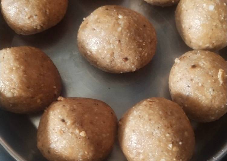 Simple Way to Prepare Favorite Roasted Dryfruit peanut ladoo