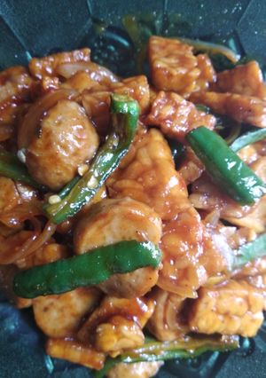 Foto resep Bakso tempe teriyaki