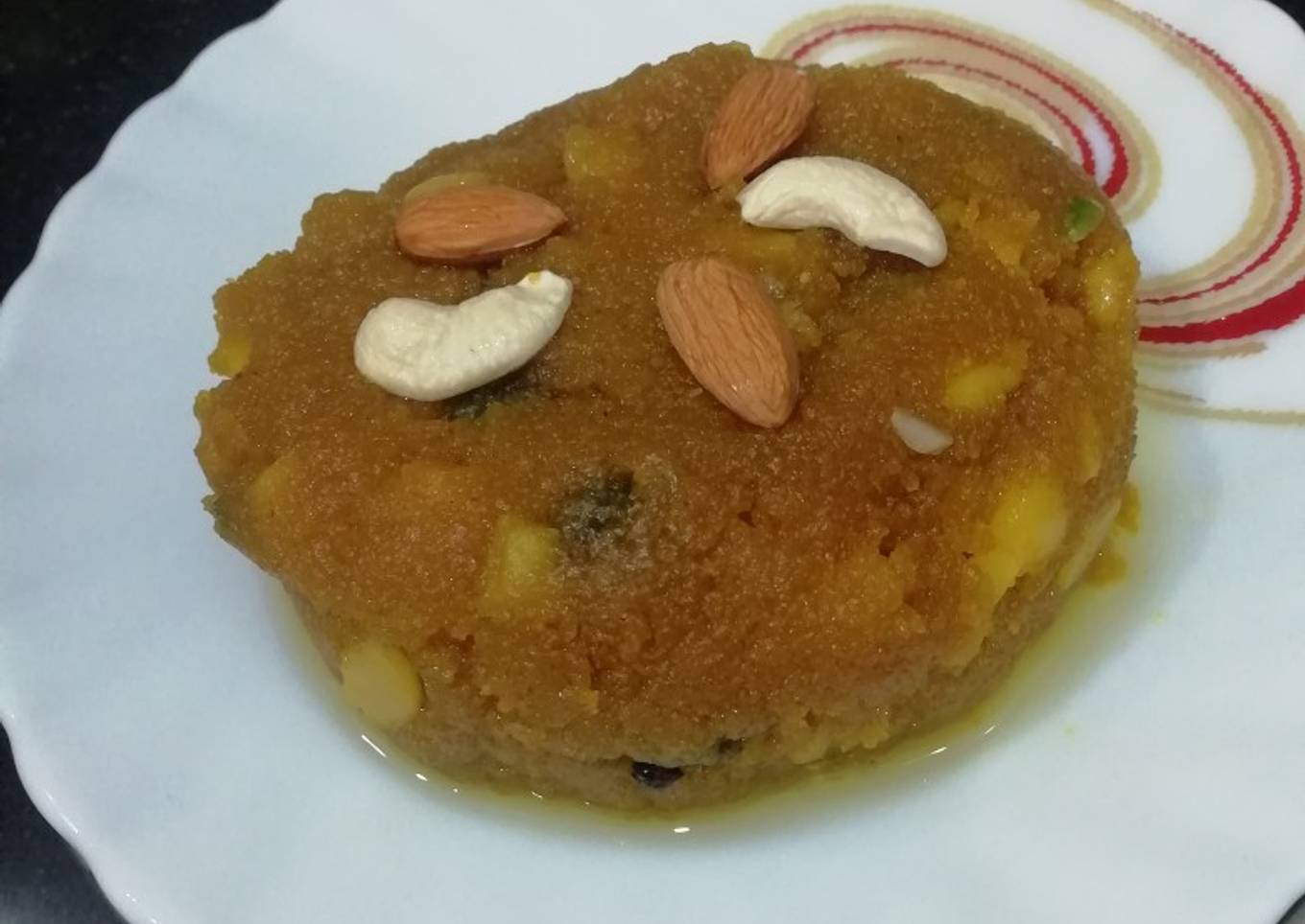Moong dal & dry fruits halwa