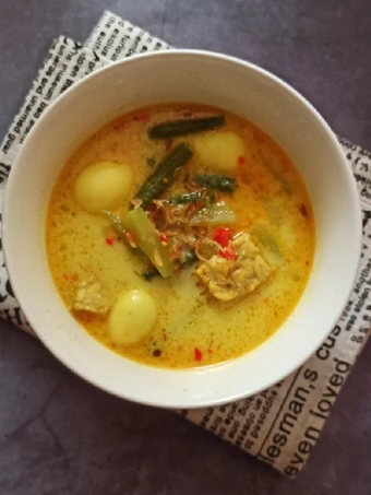 Easy Steps to Prepare Recipes Sayur Lodeh Labu Siam the Perfect Perfect.