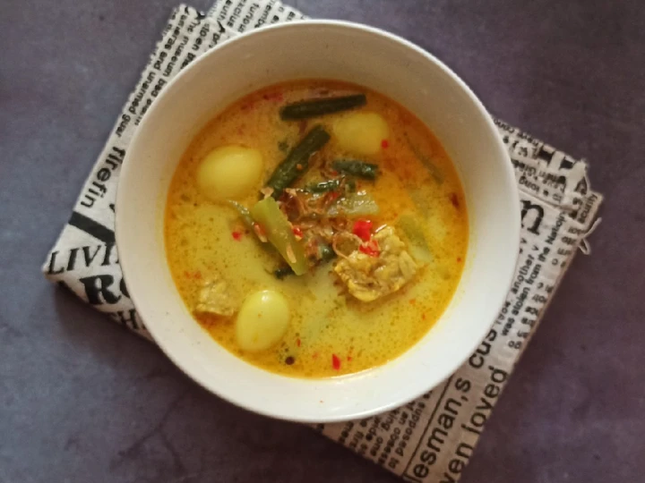 Easy Steps to Prepare Recipes Sayur Lodeh Labu Siam the Perfect Perfect.