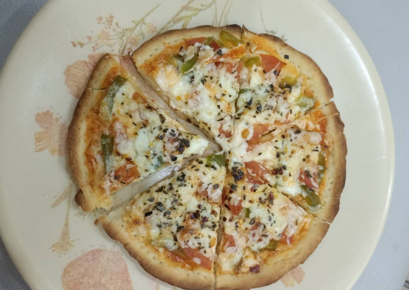 Jain Pizza (No Yeast, No Oven) - Homemade Recipes