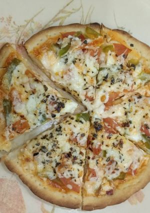 A picture of Jain Pizza (No Yeast, No Oven).