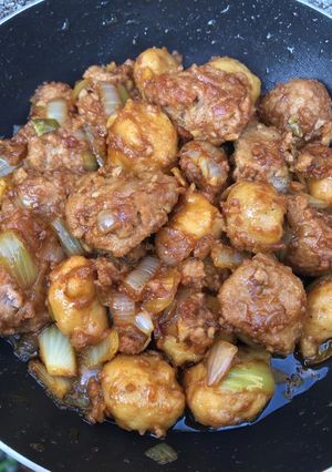Foto resep Bakso saus mentega