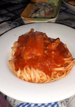 Foto di Linguine glutenfree con sugo di baccalà