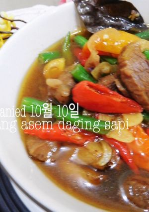 Foto resep Garang asam daging sapi