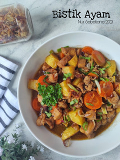 Foto resep Bistik Ayam Ala Bujend