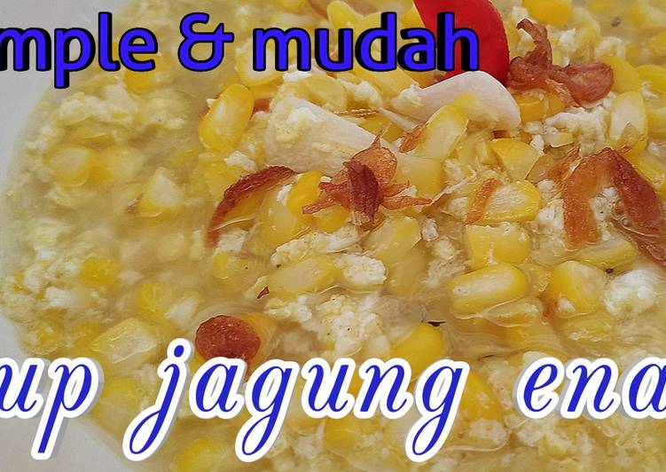 Sup jagung murah mudah