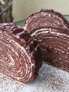 Csokis-mascarponés tekert süti 🥧 recept fotója