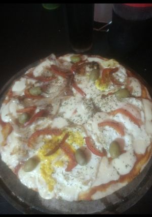 Una foto de Piza casera la mejor
