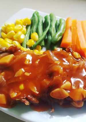 Foto resep Steak daging sapi teflon