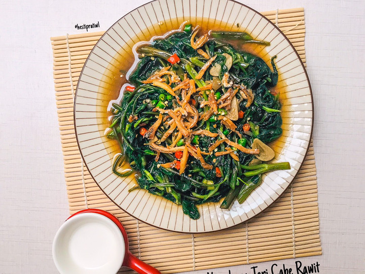 Resep Tumis Kangkung Teri Cabe Rawit yang Bisa Manjain Lidah