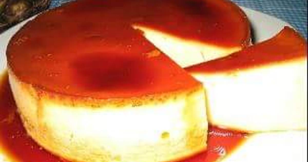 Flan de quesonesecitas y guayaba Receta de  Cookpad