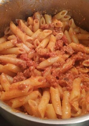 Una foto de Macarrones con Chorizo