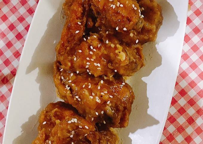 Ini dia! Resep bikin Korean Chicken Wings yang enak