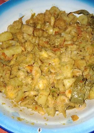 Foto resep Balado udang & kentang