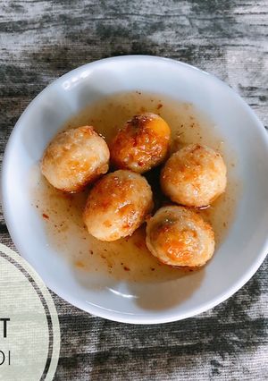 Hình của món Ăn dặm : Trứng cút rim bơ tỏi.