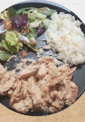 Una foto de Pollo con chipotle