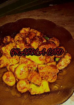 Foto resep Telur Tahu Pedas