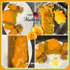 A picture of Mango cake.
