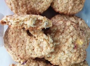 Una foto de Galletitas de avena y pelón