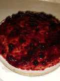 Cheesecake de black currant (grosellas negras)