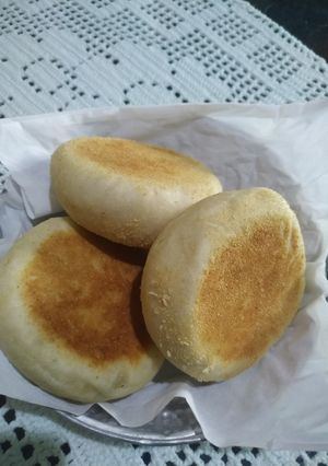 Foto resep Roti No Knead No Oven No Egg English Muffin
