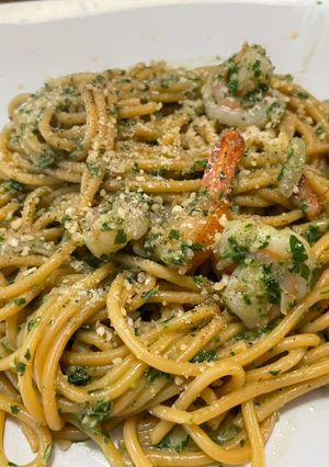青醬義大利麵 的食譜成品照片
