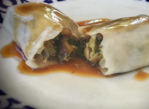 Foto principal de Rollito vietnamita de repollo y shiitake