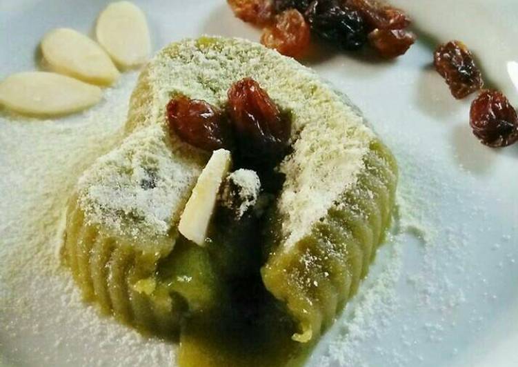 Resep Greentea lava cake, Sempurna