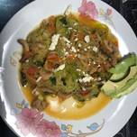 Pasta de zucchini con hongos 🍝🥒 🍄(calabacines/zapallo)