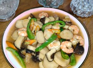 Gambar King Oyster Mushrooms Stir Fry