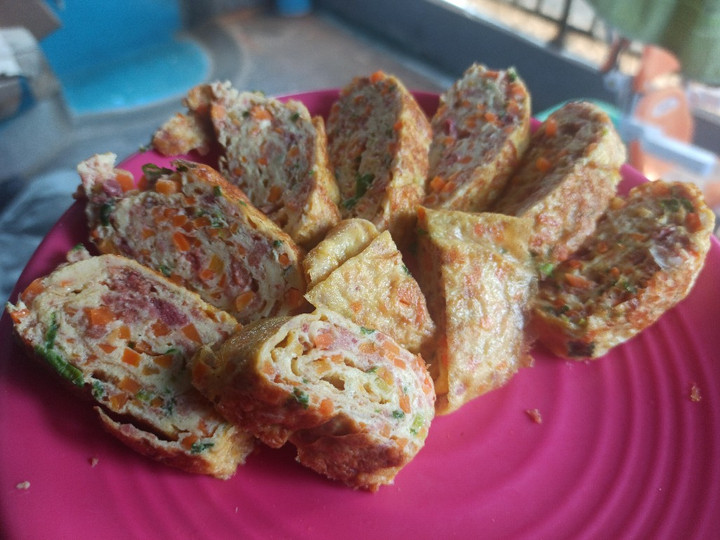 Resep Egg Roll Kornet Sayur yang Lezat Sekali