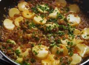 Hình của món Đậu hủ tứ xuyên.