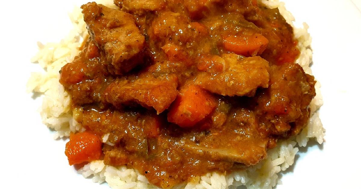Pork and Sweet Potatoes Stew Recipe by JJ - Cookpad