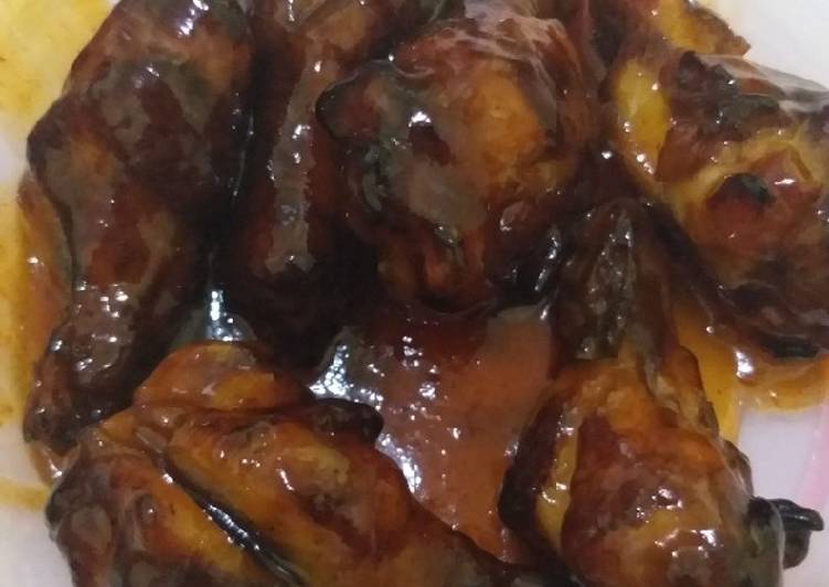 Langkah Menyiapkan Drumstick goreng saus madu Lezat