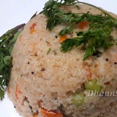 A picture of Broken wheat upma.