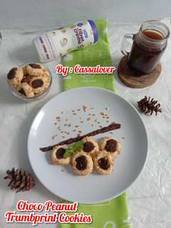Foto resep Choco Peanut Thumbprint Cookies