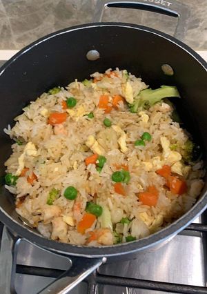 A picture of Shrimp Fried Rice.