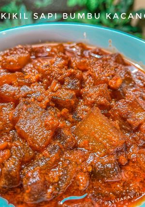 Foto resep Kikil sapi (kulit sapi) bumbu kacang