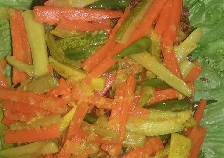 Resep Ikan gurame acar kuning Lezat