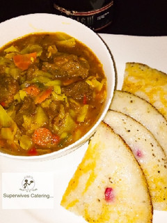 A picture of Sinasir Paired with Vegetables soup.