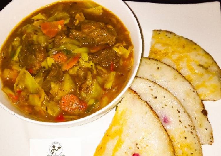 Sinasir Paired with Vegetables soup