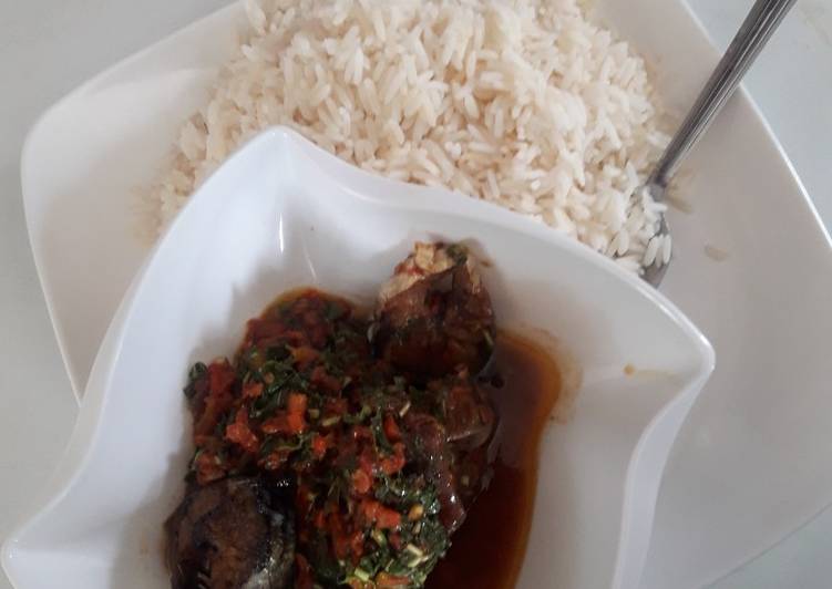 Recipe of Ultimate White rice and vegetable stew
