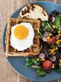 Gaufre courgette comté